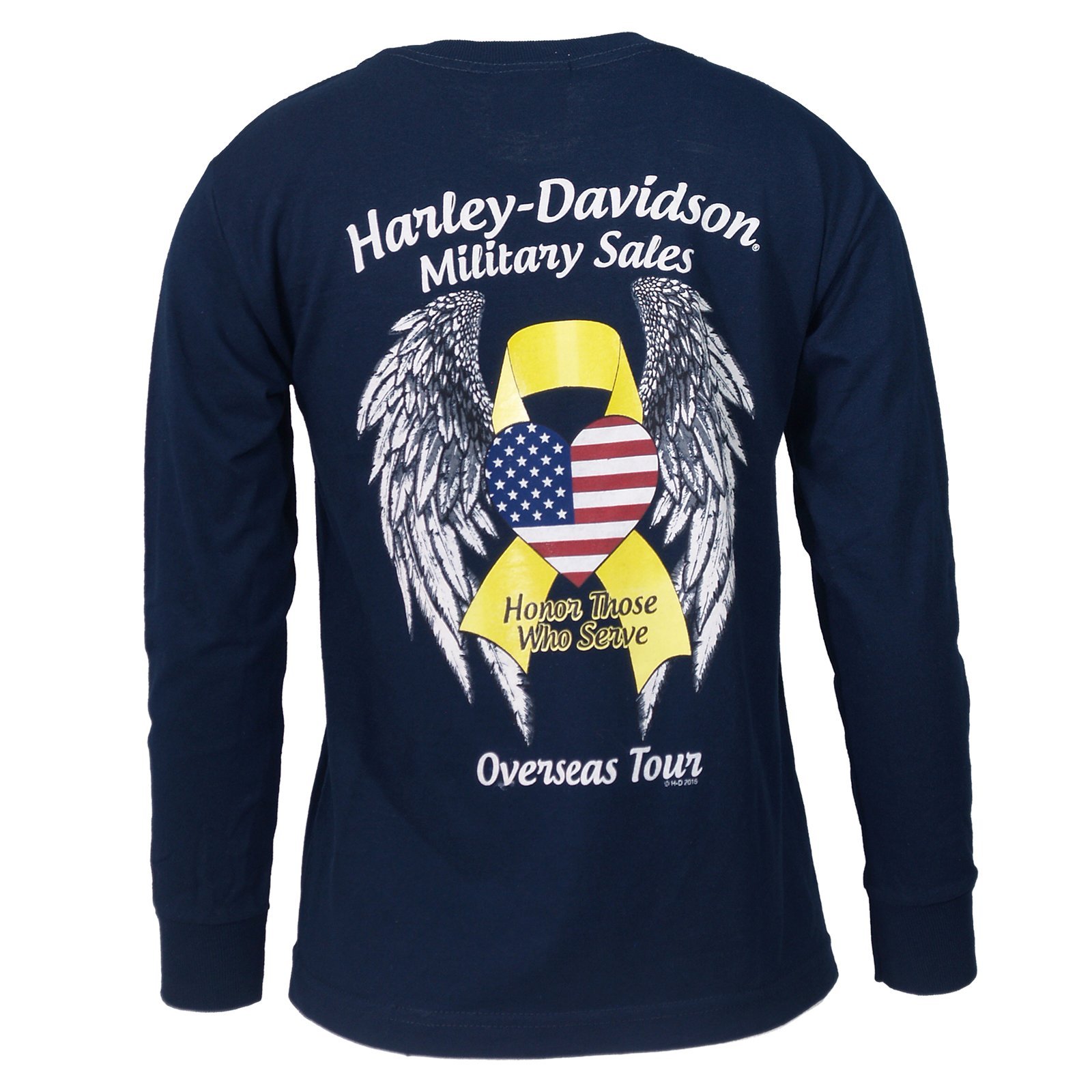 Harley-Davidson Clothing - Kids Long Sleeve Shirt | Military Heart Custom